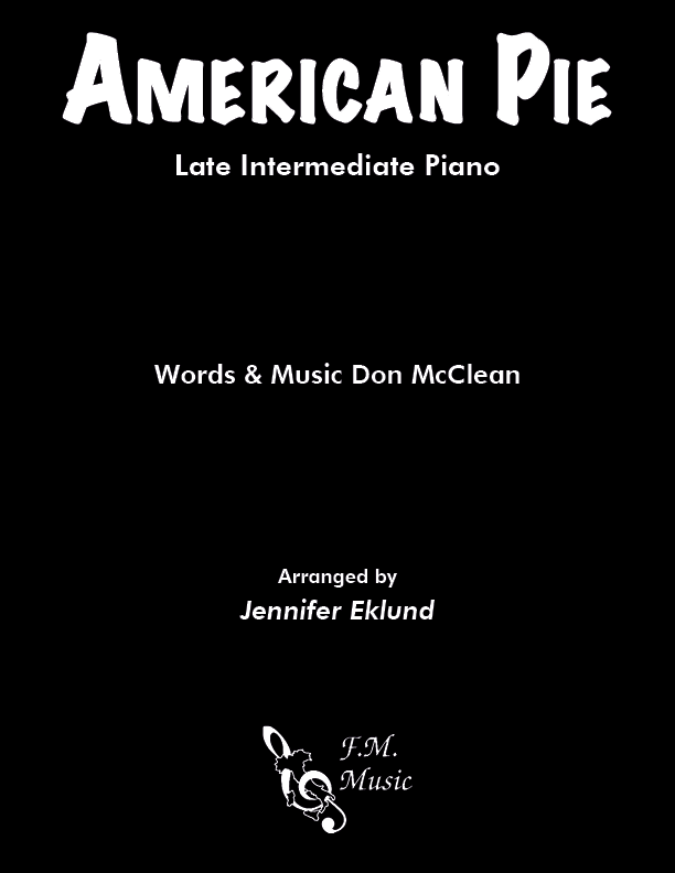 American Pie (Late Intermediate Piano)